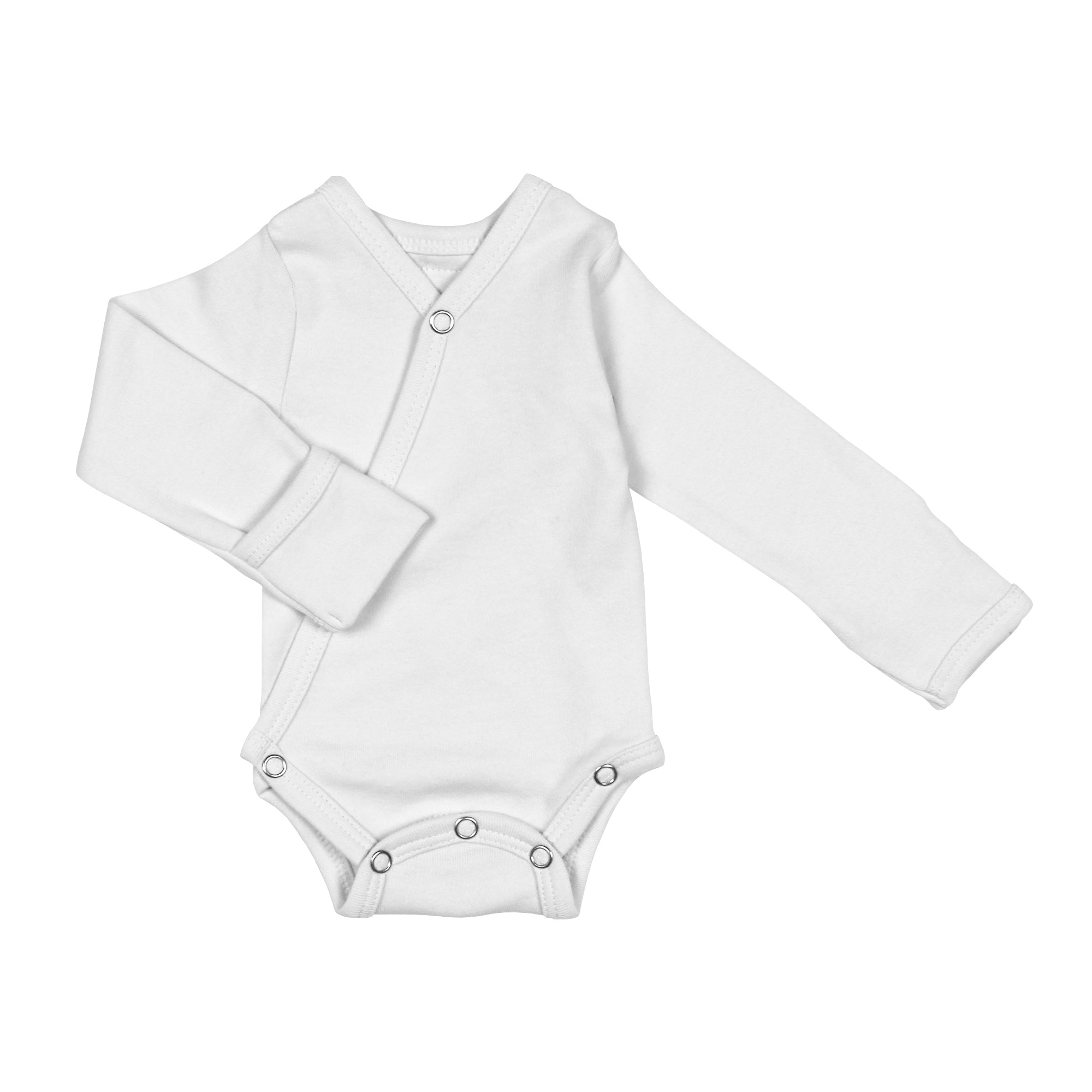 White | Organic Kimono Bodysuit