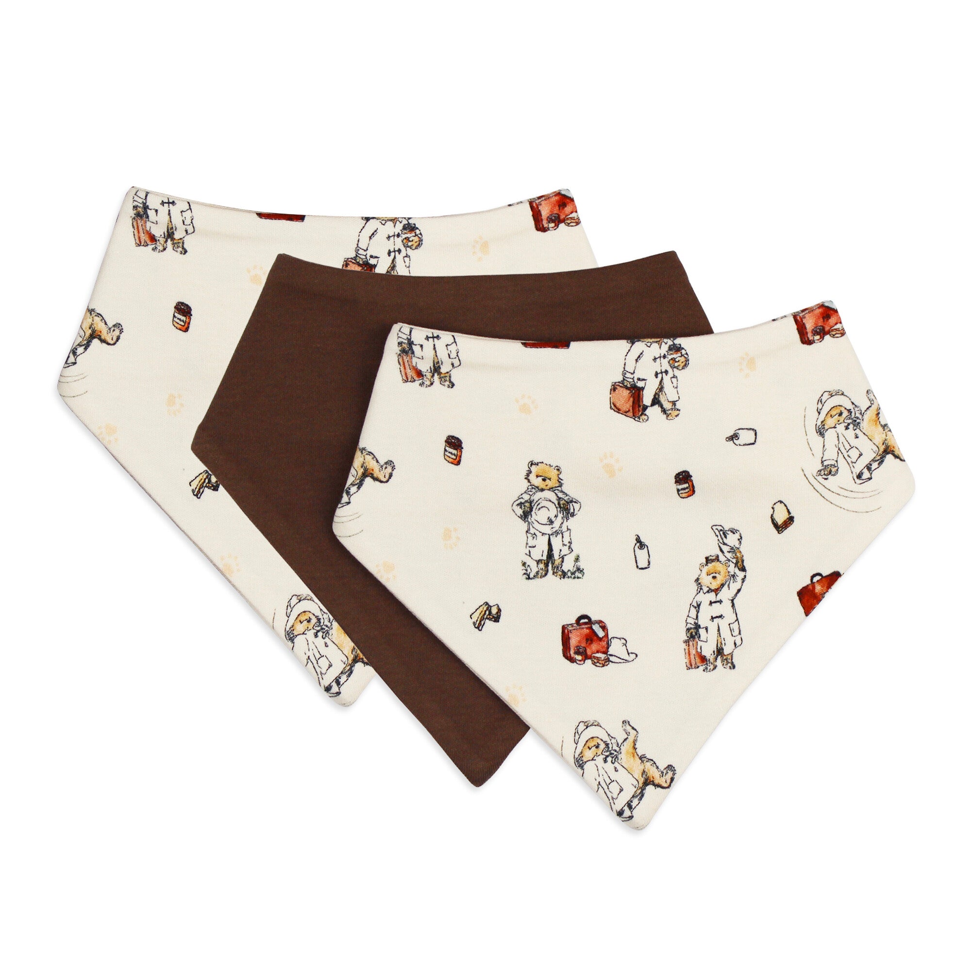 Adventure Paddington™ | Organic Bandana Bib 3-Pack