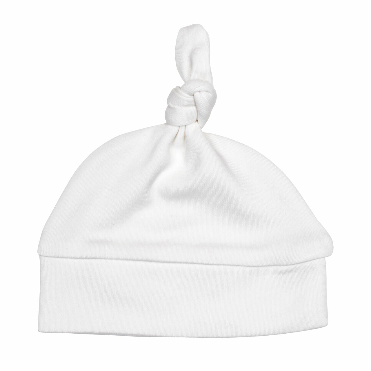 White | Organic Knotted Hat