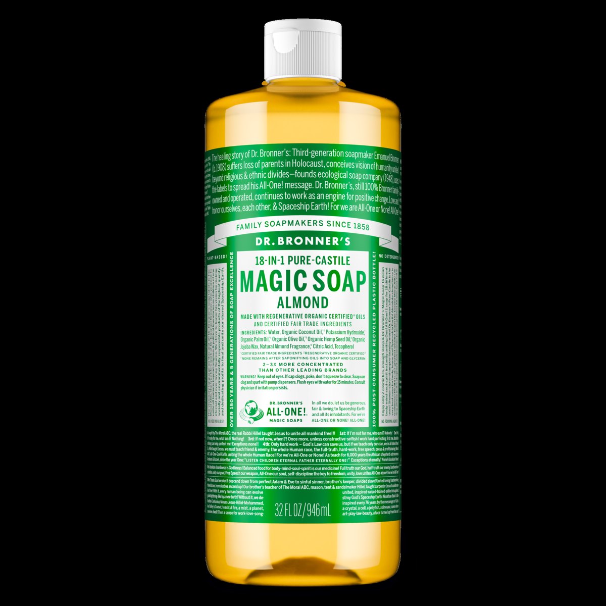 Almond - Pure-Castile Magic Soap
