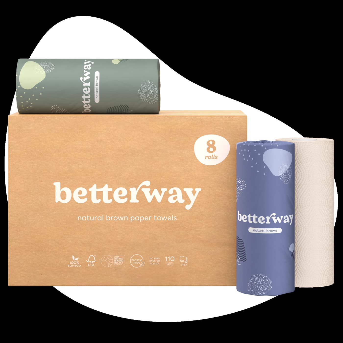 Betterway Bamboo Paper Towels