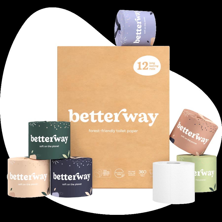 Betterway Bamboo Toilet Paper