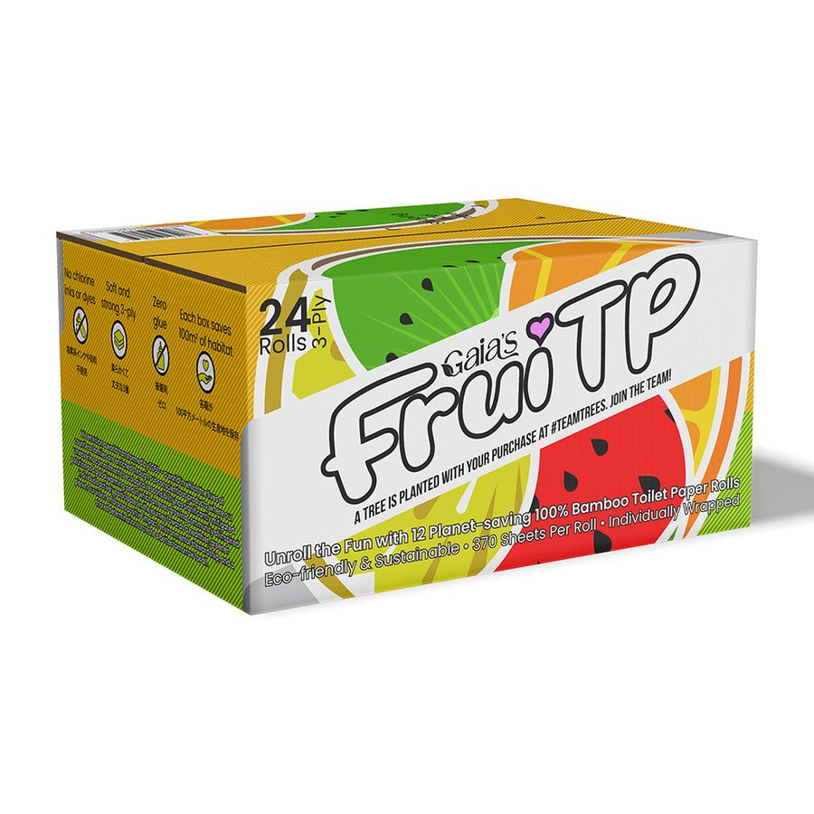 Gaia's Premium Bamboo FruiTP Toilet Paper