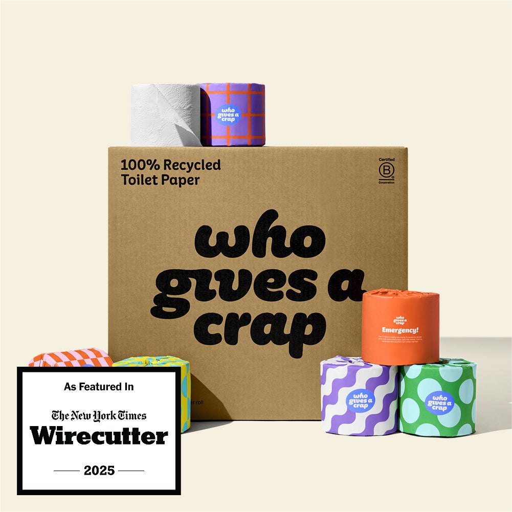 100% Recycled Toilet Paper