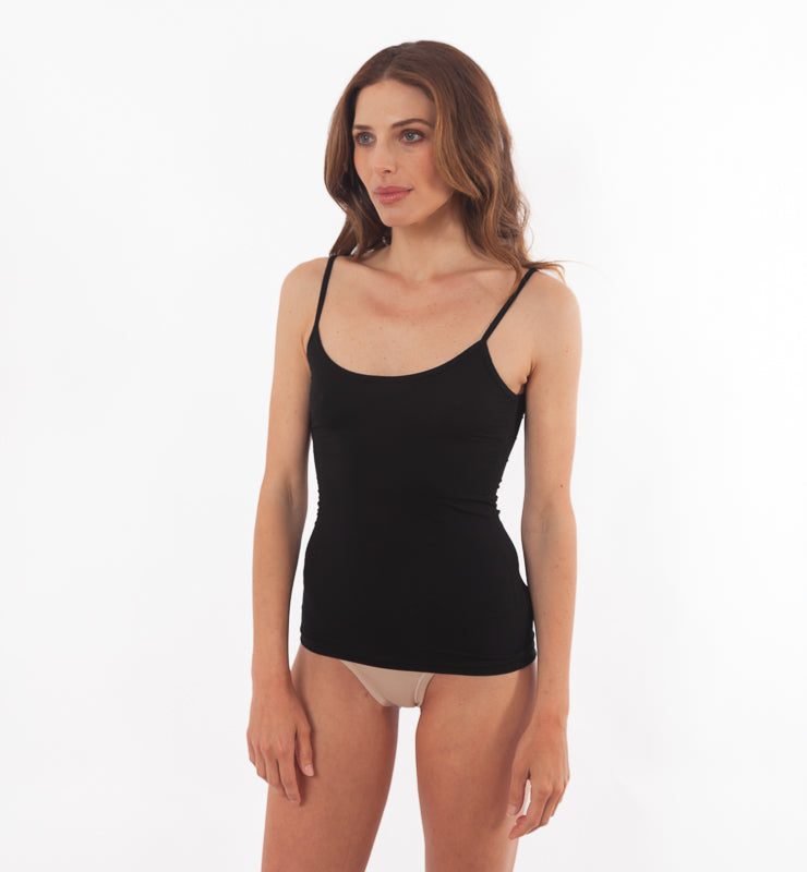 Thin-strap tank top in TENCEL