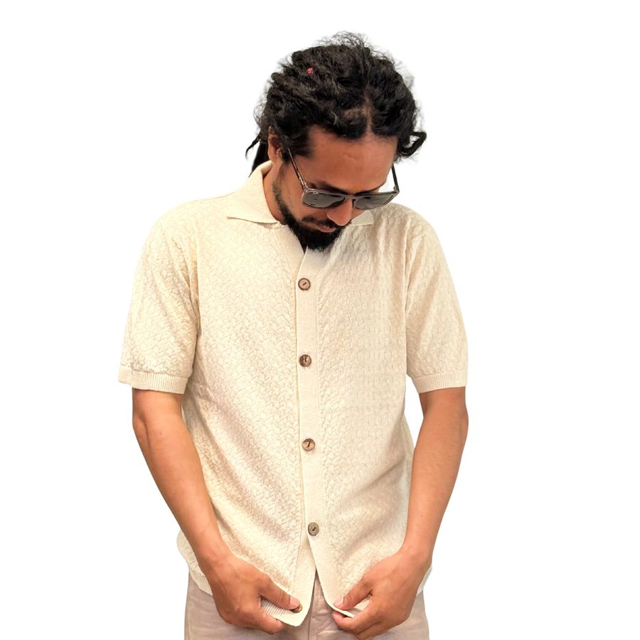 Men's Hemp Knitted Shirt
